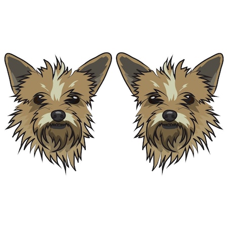 Chorkie Dog Decal, Dog Lover Decor Vinyl Sticker
